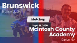 Matchup: Brunswick High vs. McIntosh County Academy  2020