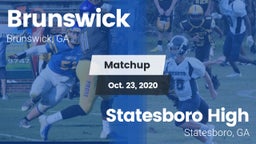 Matchup: Brunswick High vs. Statesboro High 2020