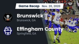 Recap: Brunswick  vs. Effingham County  2020