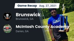 Recap: Brunswick  vs. McIntosh County Academy  2021