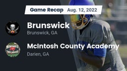 Recap: Brunswick  vs. McIntosh County Academy  2022