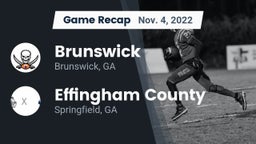 Recap: Brunswick  vs. Effingham County  2022