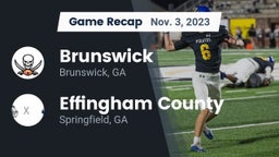 Recap: Brunswick  vs. Effingham County  2023