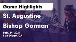 St. Augustine  vs Bishop Gorman  Game Highlights - Feb. 24, 2024