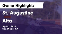 St. Augustine  vs Alta  Game Highlights - April 2, 2024