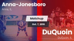 Matchup: Anna-Jonesboro High vs. DuQuoin  2016