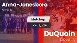 Matchup: Anna-Jonesboro High vs. DuQuoin  2018