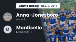 Recap: Anna-Jonesboro  vs. Monticello  2018