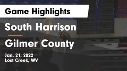 South Harrison  vs Gilmer County  Game Highlights - Jan. 21, 2022