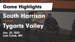 South Harrison  vs Tygarts Valley  Game Highlights - Jan. 25, 2022