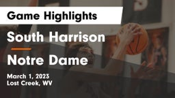 South Harrison  vs Notre Dame  Game Highlights - March 1, 2023
