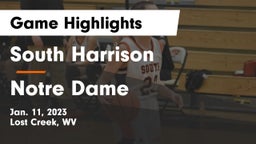 South Harrison  vs Notre Dame Game Highlights - Jan. 11, 2023