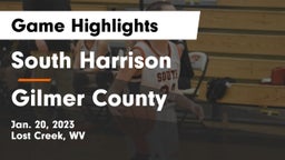 South Harrison  vs Gilmer County  Game Highlights - Jan. 20, 2023