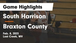 South Harrison  vs Braxton County  Game Highlights - Feb. 8, 2023