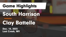 South Harrison  vs Clay Battelle Game Highlights - Dec. 14, 2023