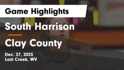 South Harrison  vs Clay County  Game Highlights - Dec. 27, 2023