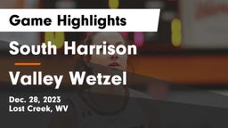 South Harrison  vs Valley Wetzel Game Highlights - Dec. 28, 2023