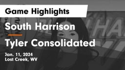 South Harrison  vs Tyler Consolidated  Game Highlights - Jan. 11, 2024