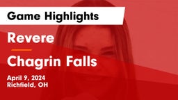 Revere  vs Chagrin Falls  Game Highlights - April 9, 2024