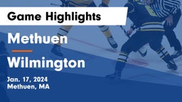 Methuen  vs Wilmington  Game Highlights - Jan. 17, 2024