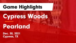 Cypress Woods  vs Pearland  Game Highlights - Dec. 30, 2021
