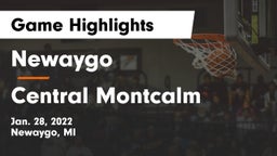 Newaygo  vs Central Montcalm  Game Highlights - Jan. 28, 2022
