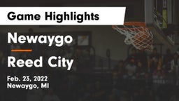 Newaygo  vs Reed City  Game Highlights - Feb. 23, 2022