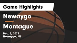 Newaygo  vs Montague  Game Highlights - Dec. 5, 2023