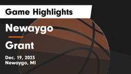 Newaygo  vs Grant  Game Highlights - Dec. 19, 2023