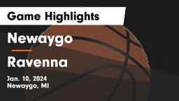 Newaygo  vs Ravenna  Game Highlights - Jan. 10, 2024