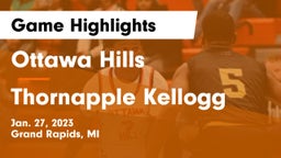 Ottawa Hills  vs Thornapple Kellogg  Game Highlights - Jan. 27, 2023