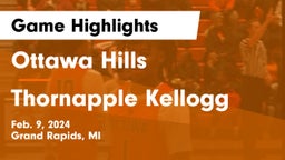 Ottawa Hills  vs Thornapple Kellogg  Game Highlights - Feb. 9, 2024