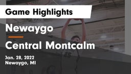 Newaygo  vs Central Montcalm  Game Highlights - Jan. 28, 2022