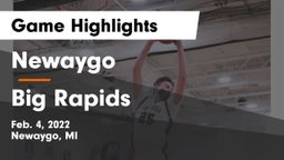 Newaygo  vs Big Rapids  Game Highlights - Feb. 4, 2022