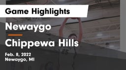 Newaygo  vs Chippewa Hills  Game Highlights - Feb. 8, 2022