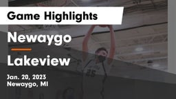 Newaygo  vs Lakeview  Game Highlights - Jan. 20, 2023