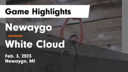 Newaygo  vs White Cloud  Game Highlights - Feb. 3, 2023