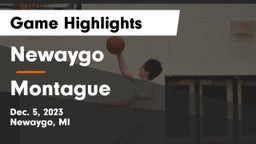 Newaygo  vs Montague  Game Highlights - Dec. 5, 2023