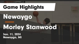 Newaygo  vs Morley Stanwood  Game Highlights - Jan. 11, 2024