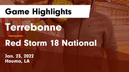 Terrebonne  vs Red Storm 18 National Game Highlights - Jan. 23, 2022