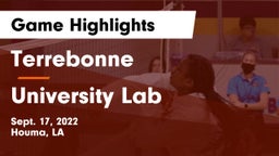 Terrebonne  vs University Lab  Game Highlights - Sept. 17, 2022