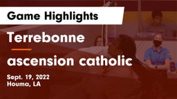 Terrebonne  vs ascension catholic Game Highlights - Sept. 19, 2022