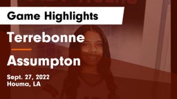Terrebonne  vs Assumpton Game Highlights - Sept. 27, 2022