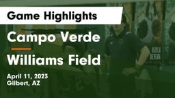Campo Verde  vs Williams Field  Game Highlights - April 11, 2023