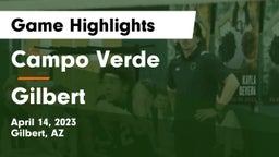 Campo Verde  vs Gilbert   Game Highlights - April 14, 2023