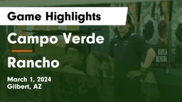 Campo Verde  vs Rancho  Game Highlights - March 1, 2024