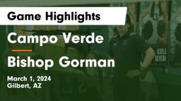 Campo Verde  vs Bishop Gorman  Game Highlights - March 1, 2024