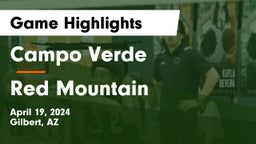 Campo Verde  vs Red Mountain  Game Highlights - April 19, 2024