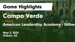 Campo Verde  vs American Leadership Academy - Gilbert  Game Highlights - May 3, 2024