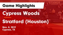 Cypress Woods  vs Stratford  (Houston) Game Highlights - Nov. 8, 2019